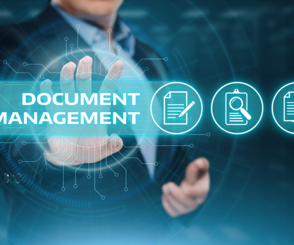 Document Management Data System Business Internet Technology Concept.